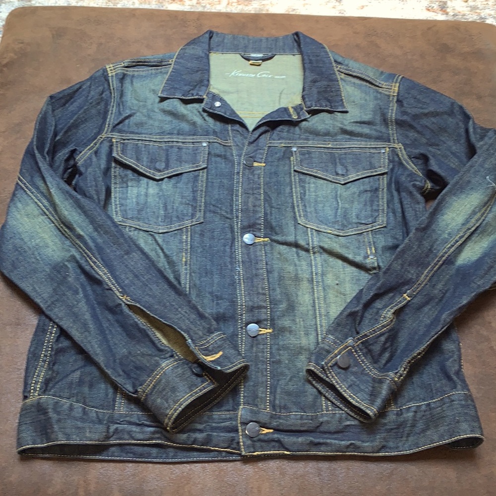 Kenneth Cole New York Size XL denim jean jacket.